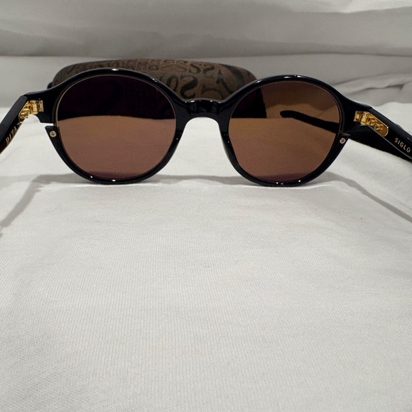 NEW! DITA SIGLO DTS113-02-NVY-GLD; Navy Gold w/Brown Lens; 100% Authentic main image 4
